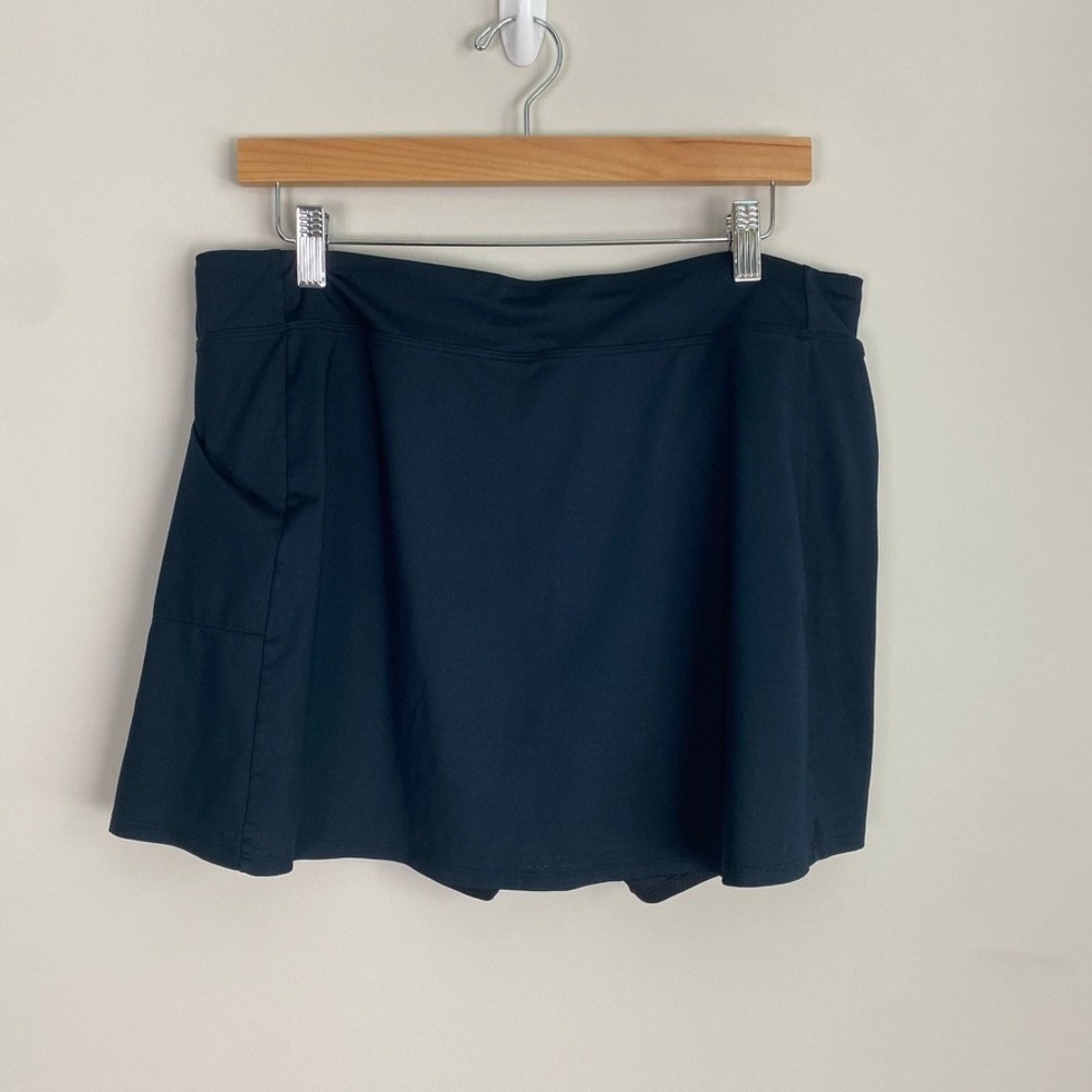 LL Bean Comfort Trail Skort Womens Large Active Athletic Hiking Skirt 268801 - Picture 2 of 6